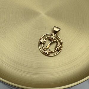 Jane Win Lucky Number 7 Pendant 10k Gold Charm Pendant